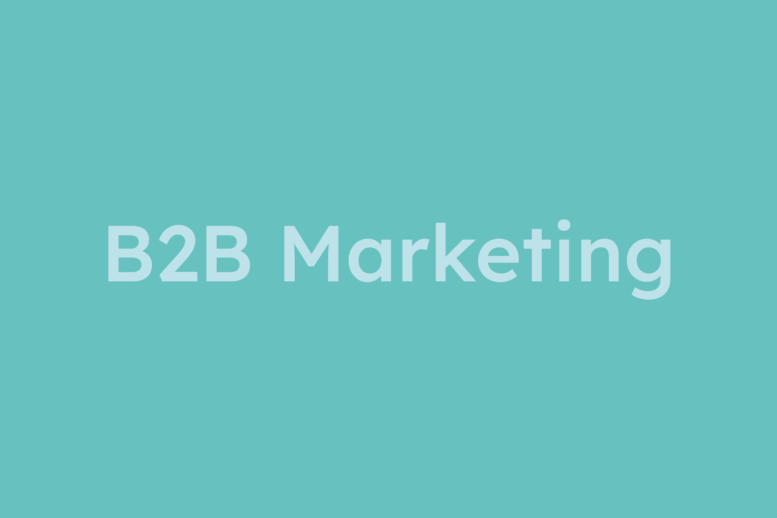 B2B Marketing erklärt im Glossar von Campaign