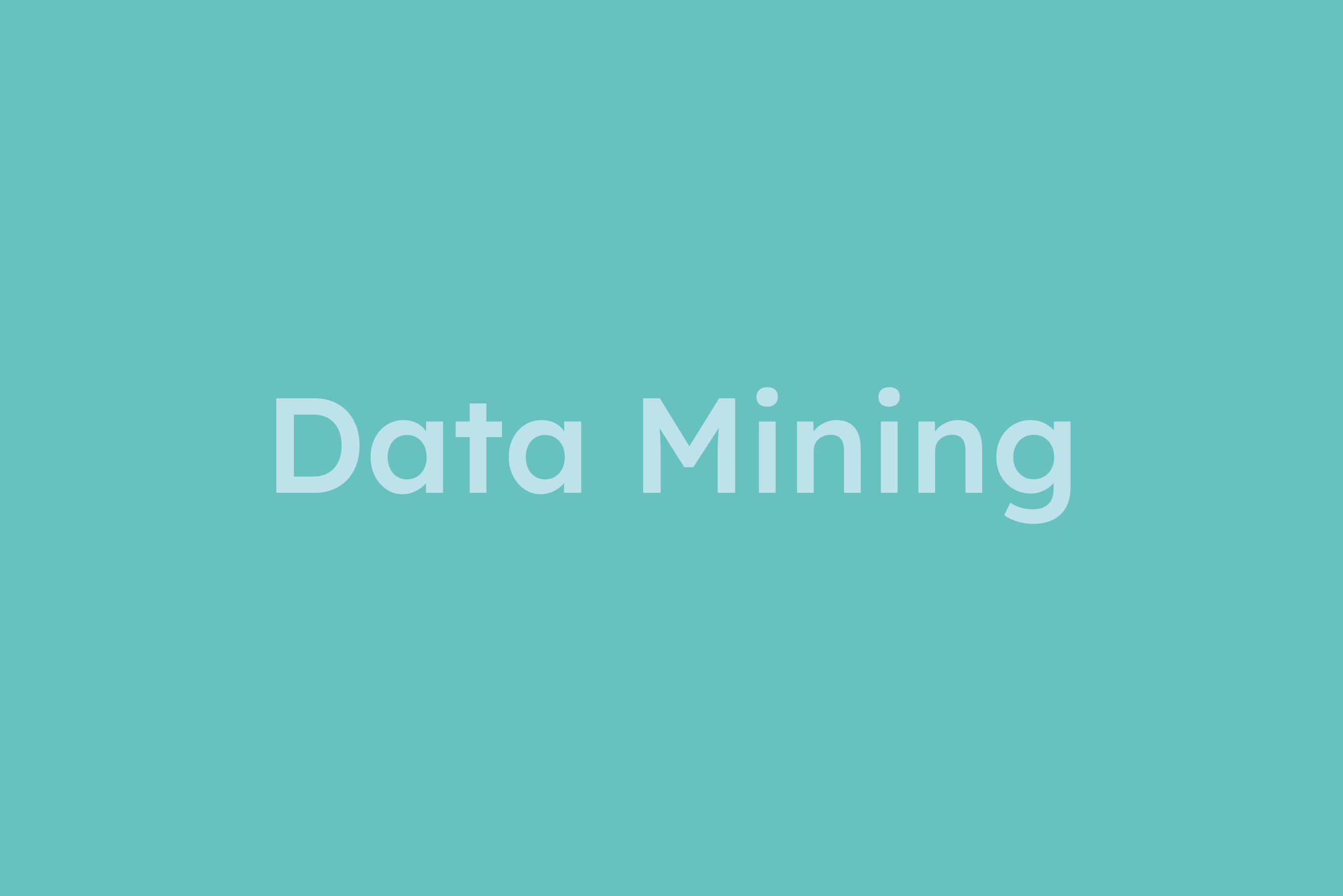 Data Mining erklärt im Glossar von Campaign