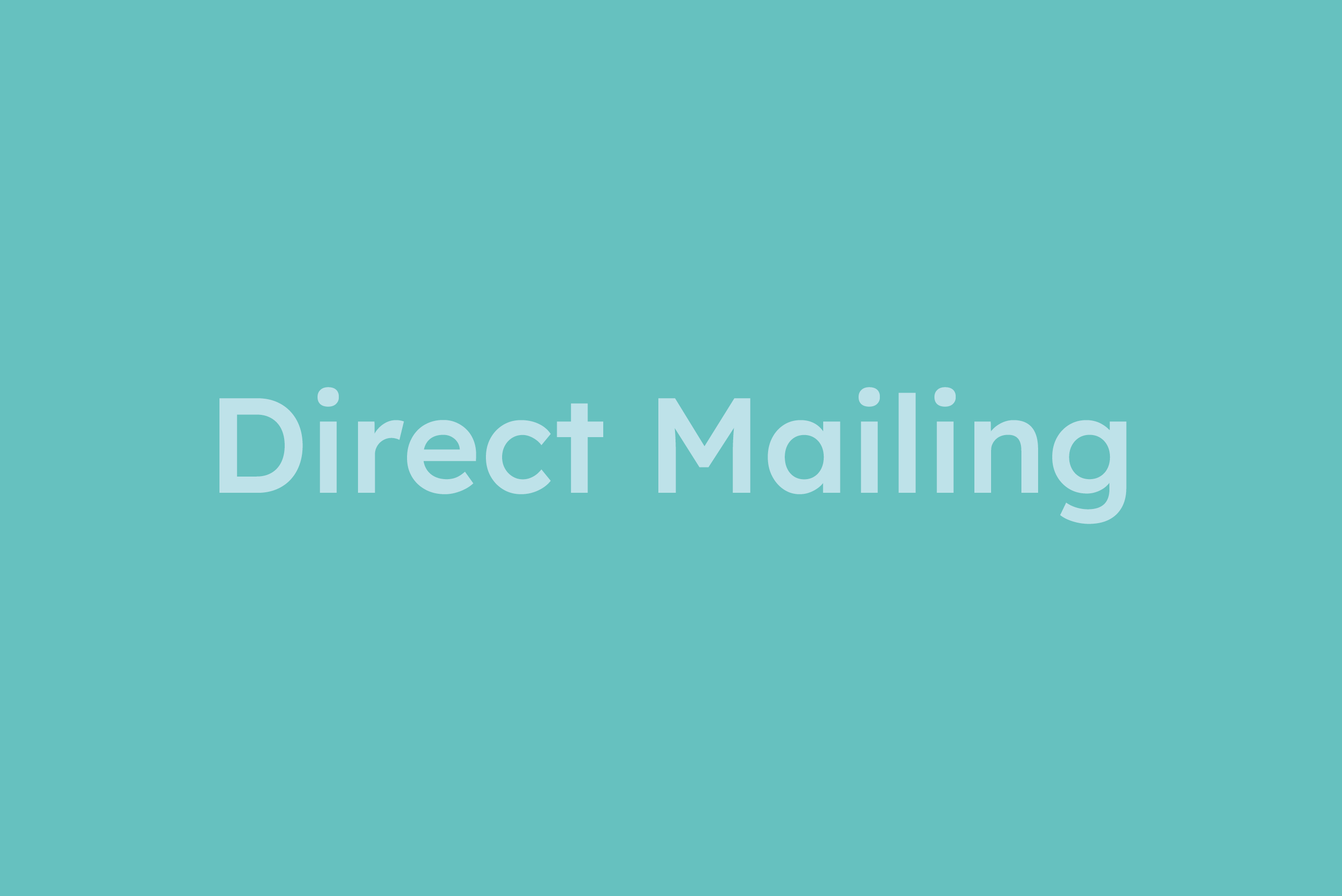 Direct Mail erklärt im Glossar von Campaign