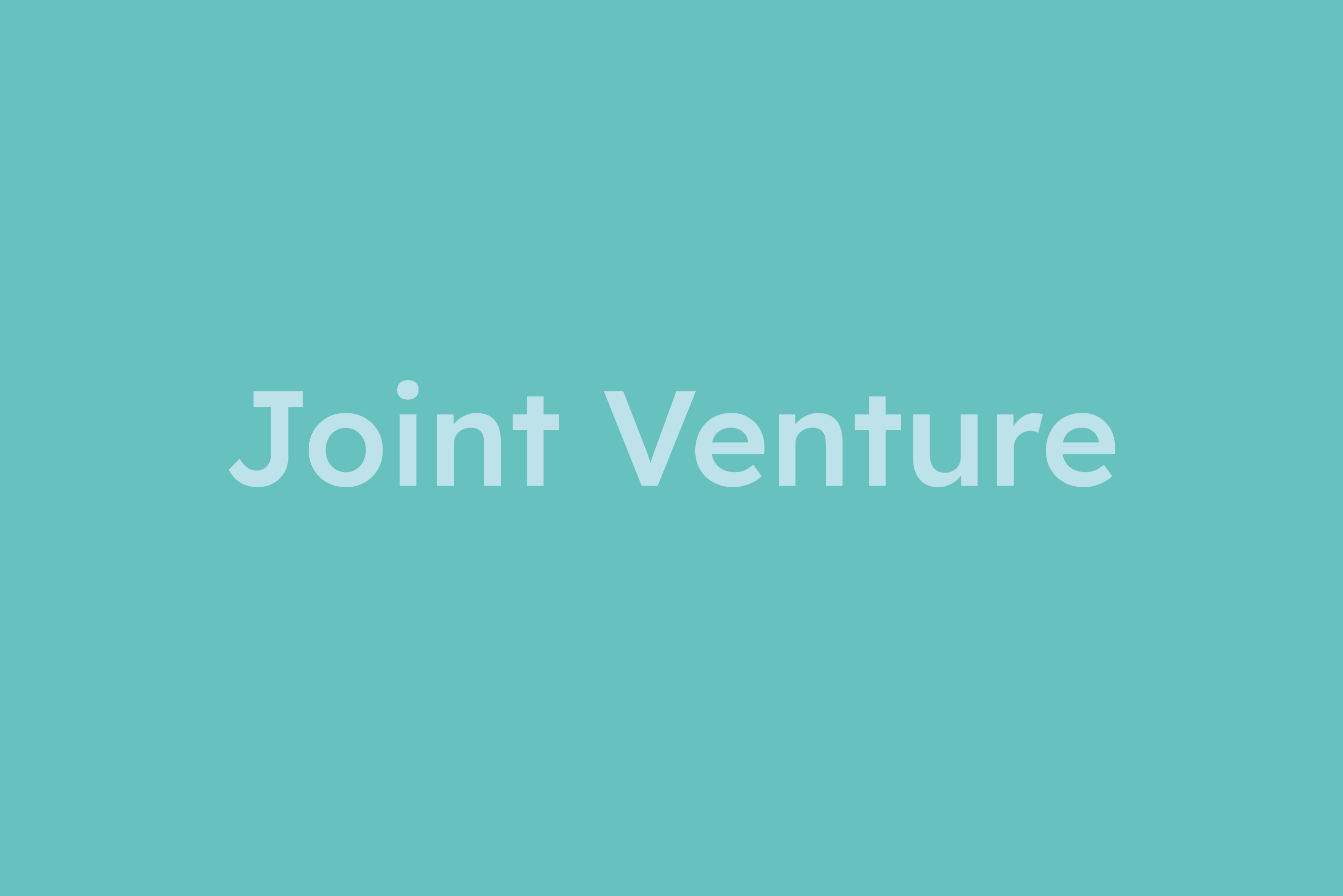 Joint Venture erklärt im Glossar von Campaign