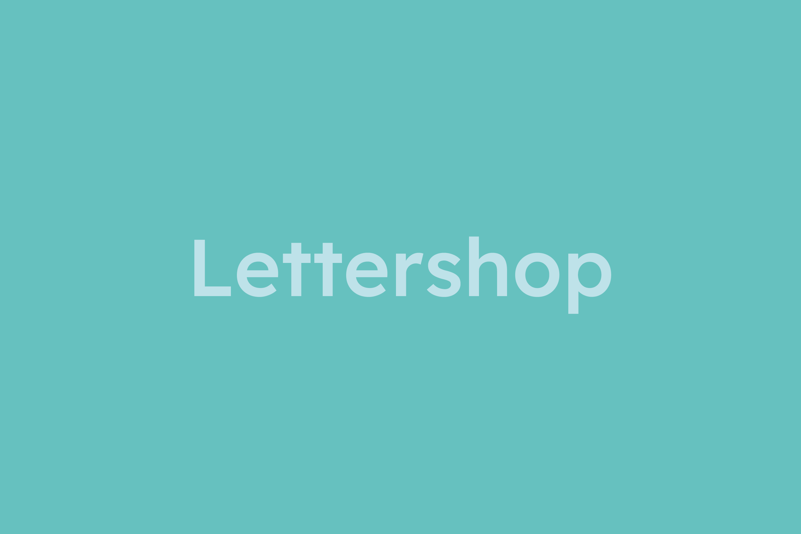 Lettershop erklärt im Glossar von Campaign