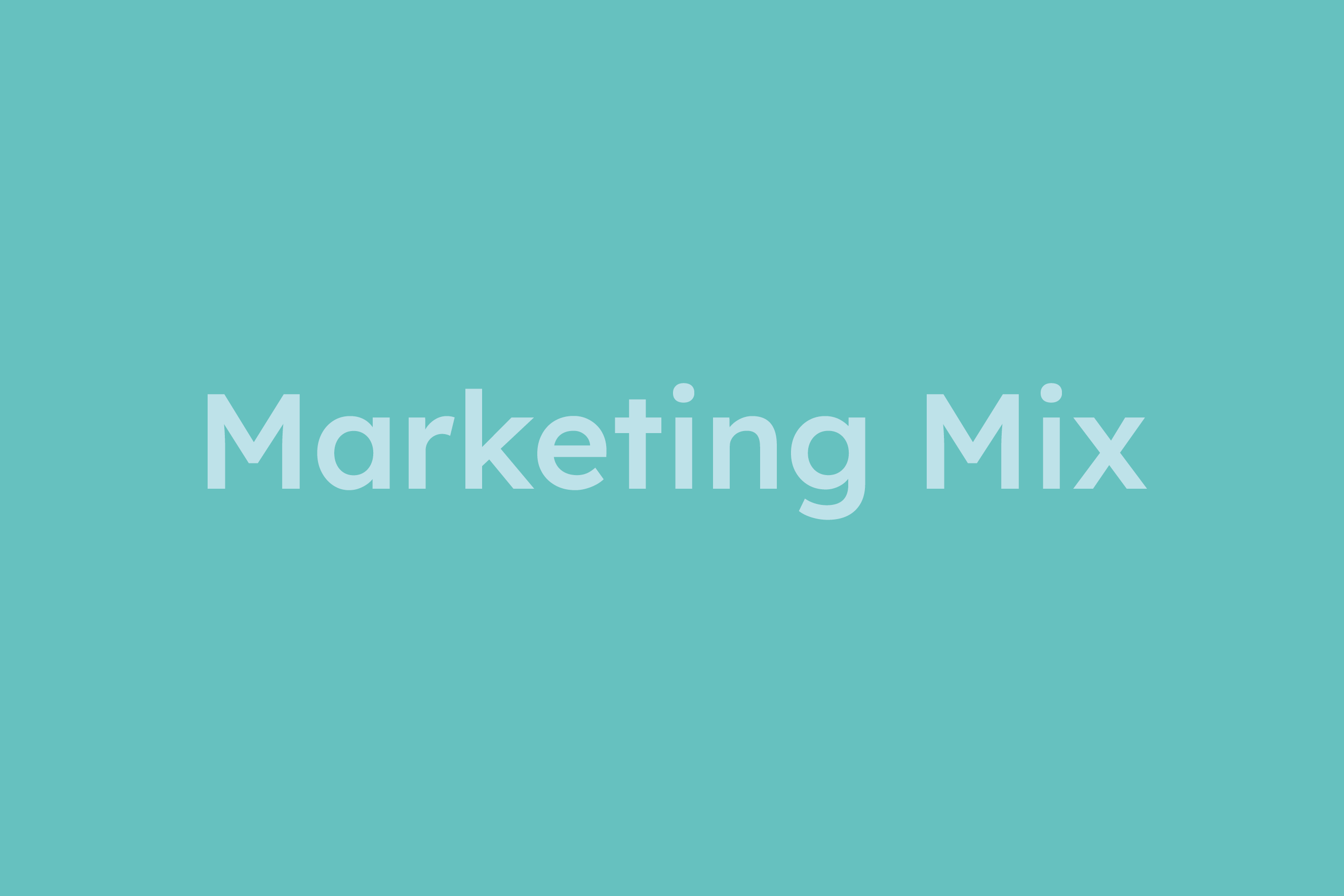 Marketing-Mix erklärt im Glossar von Campaign